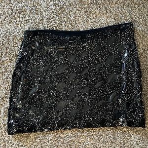 Sequin mini skirt